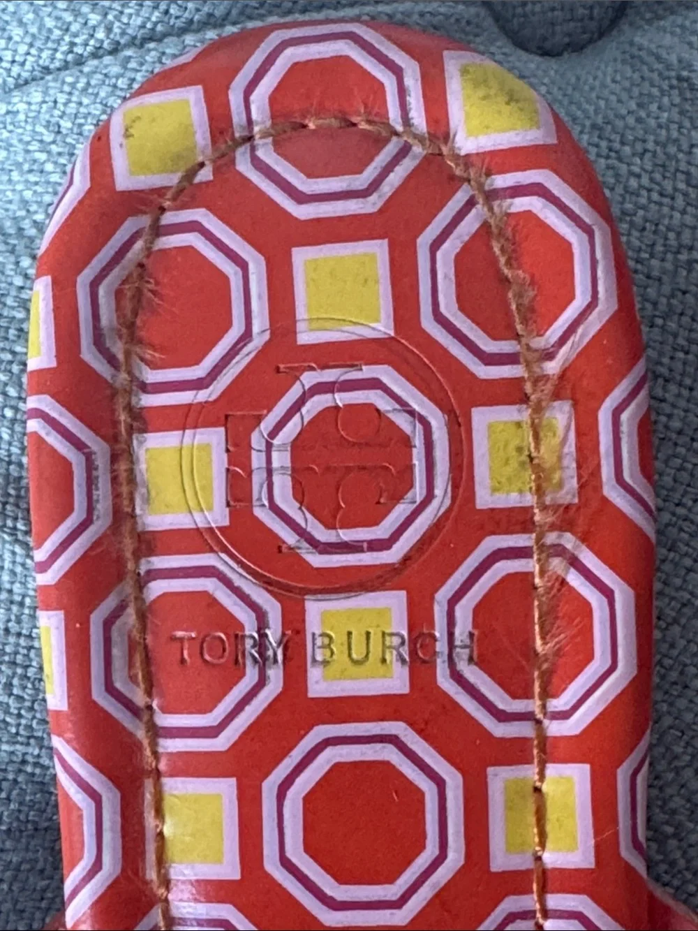 Tory Burch bright geometric